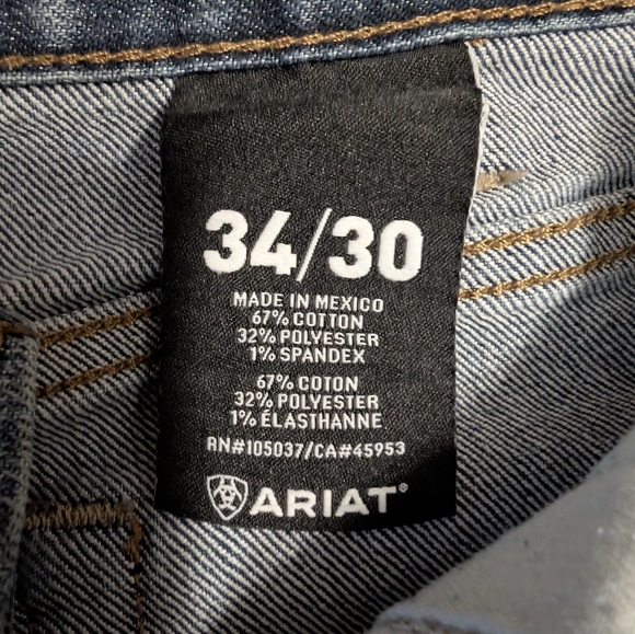 Ariat Rebar M4 Low Rise Boot Cut Men's Jeans Size 34/30 - Picture 7 of 8